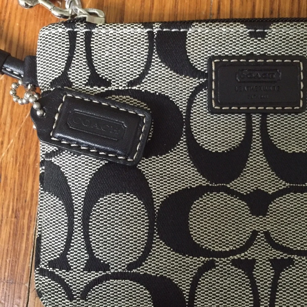 Coach Signature Wristlet - Picture 2 of 4